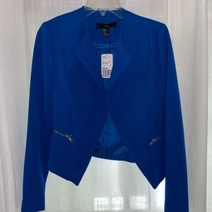 Forever 21- Cobalt Blue Blazer- Size Small (NWT)